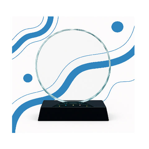 Trophée en verre