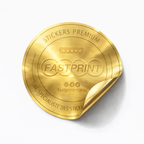 Sticker de garantie doré